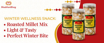 Roasted Millet Mix healthy winter snack